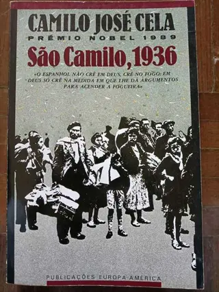 São Camilo, 1936 de Camilo José Cela | LivrosPT
