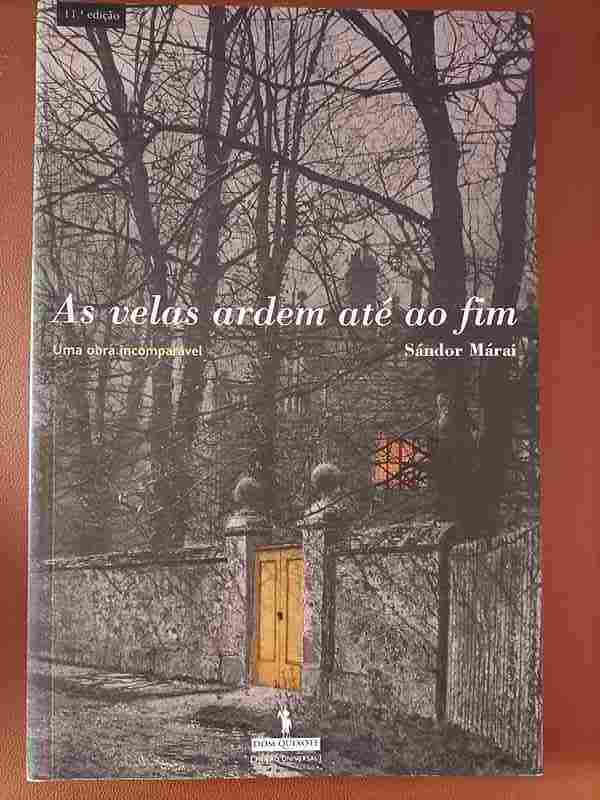 As velas ardem até ao fim - Capa