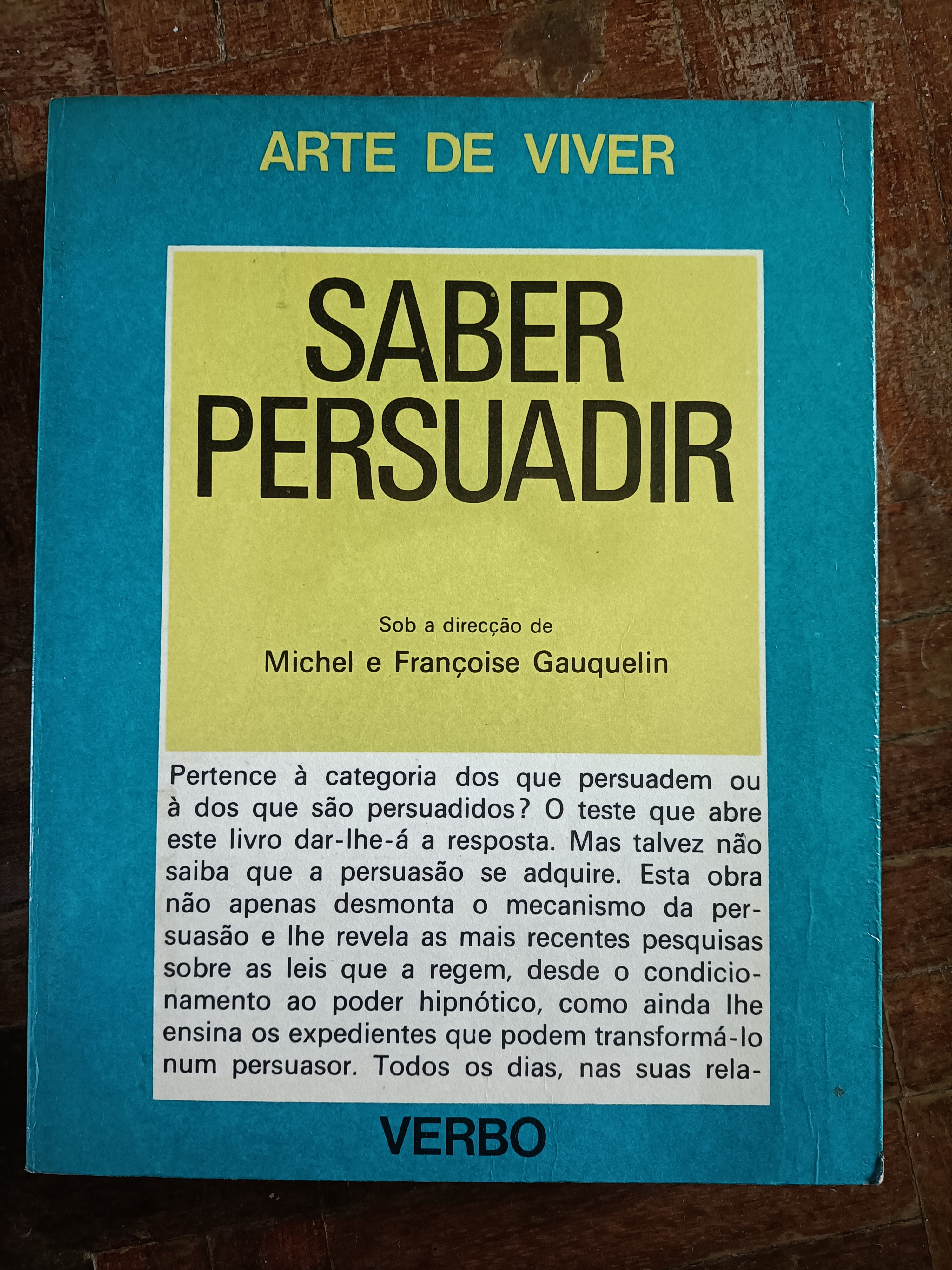 Saber Persuadir - Capa