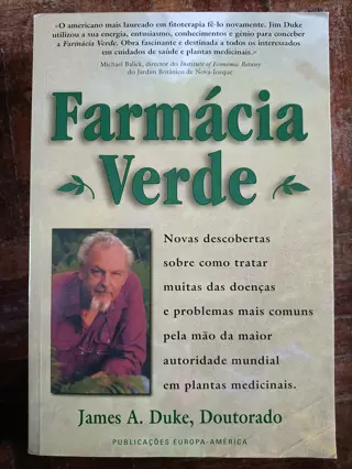 Farmácia Verde de James A. Duke | LivrosPT