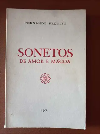 Sonetos de amor e mágoa de Fernando Pequito | LivrosPT