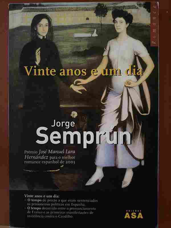 Vinte anos e um dia - Capa