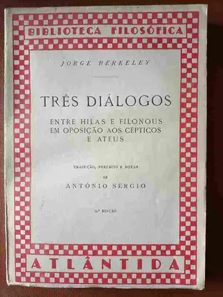 Três diálogos de Jorge Berkeley | LivrosPT