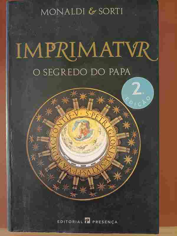 Imprimatur - O segredo do Papa - Capa