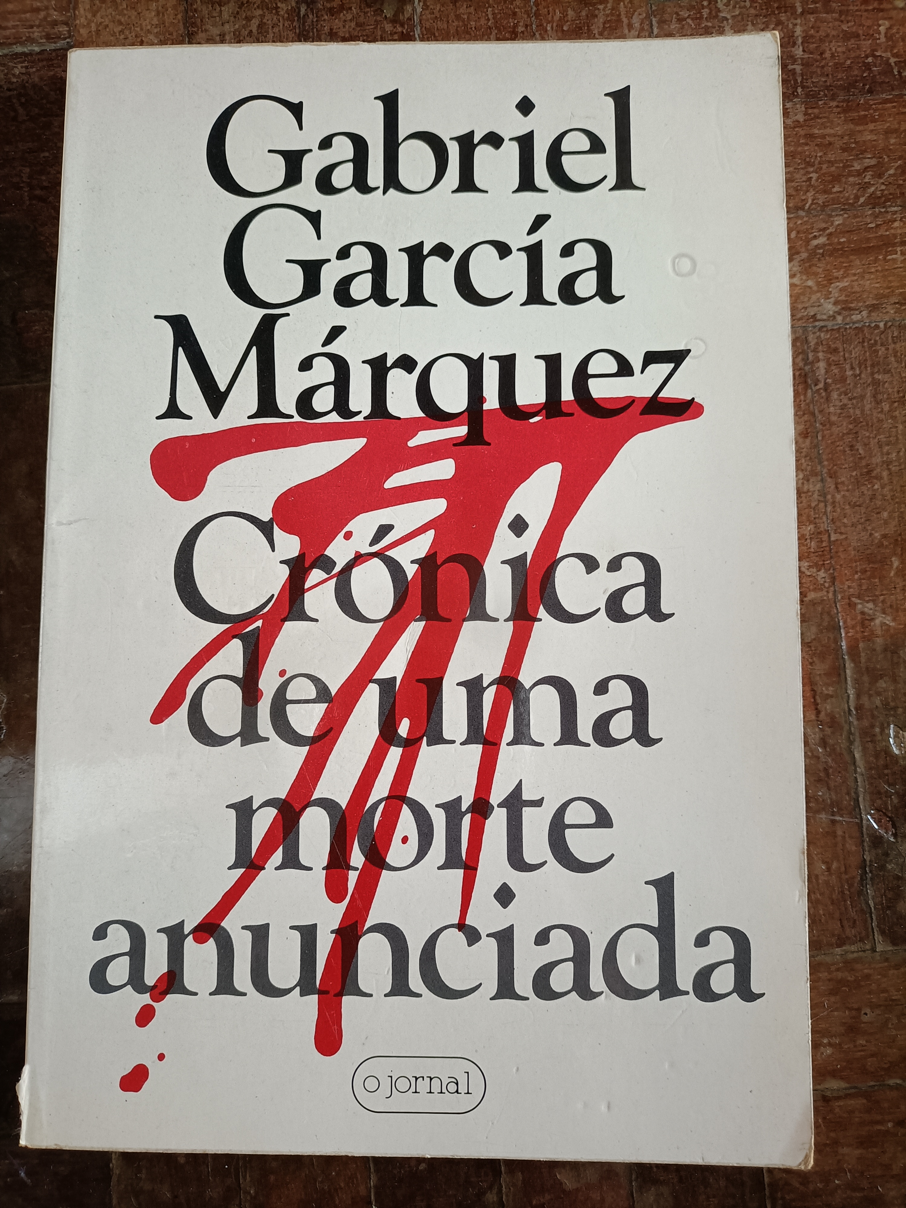 Crônica de uma morte anunciada - Capa