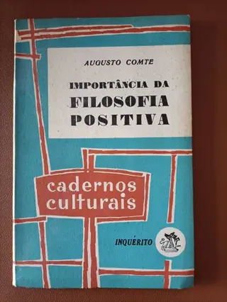 Importância da Filosofia Positiva de Augusto Comte | LivrosPT